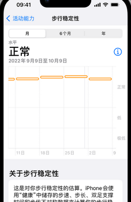 波密iPhone手机维修如何在iPhone开启'步行稳定性通知'