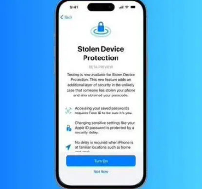波密苹果授权维修店分享被盗设备保护功能开启方法 