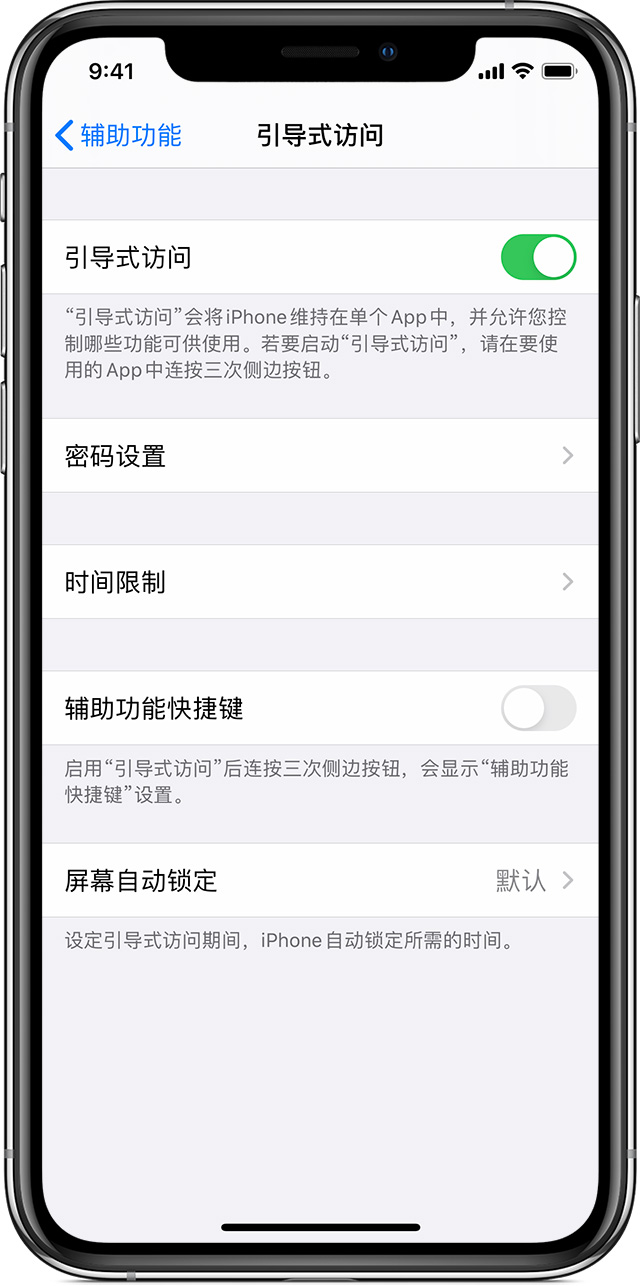 波密苹果手机维修分享如何在 iPhone 上退出引导式访问 